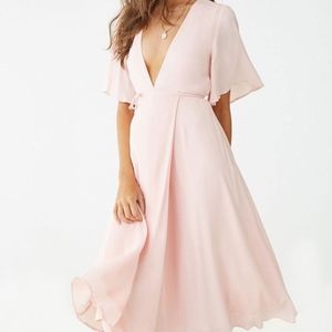 NWT Forever21 Perfect Wrap Dress in Blush